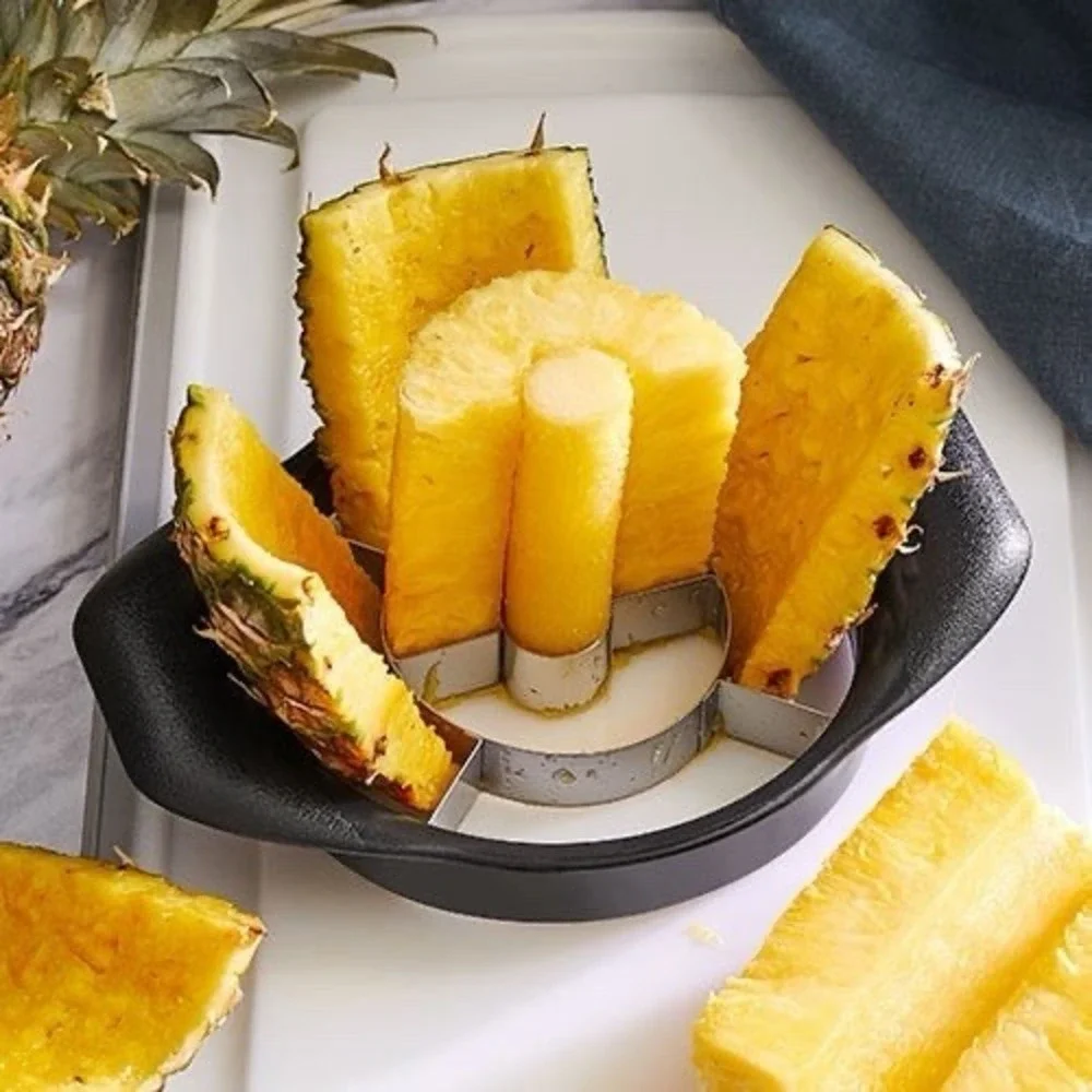 New Sealed Pampered Chef #2416 Pineapple Corer Slicer Wedger With Blade Guard